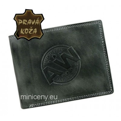 Exkluzívna pánska kožená peňaženka ALWAYS WILD /353 GRAY