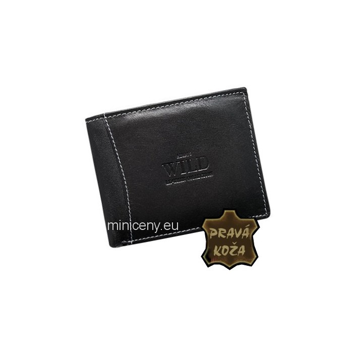 Exkluzívna pánska kožená peňaženka ALWAYS WILD /95 BLACK