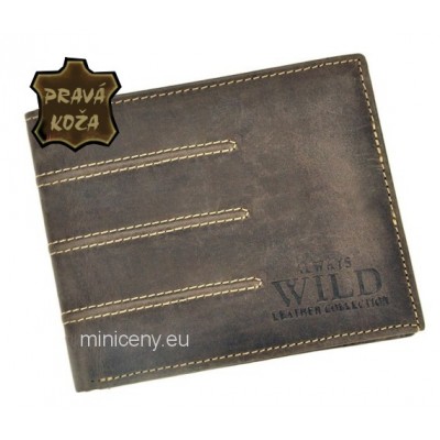 Exkluzívna pánska kožená peňaženka ALWAYS WILD /421 BROWN