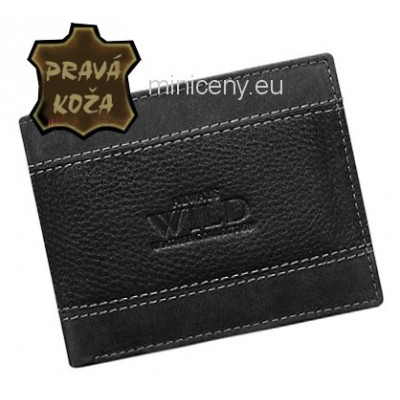 Exkluzívna pánska kožená peňaženka ALWAYS WILD /232 BLACK