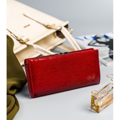 Exkluzívna dámska peňaženka LORENTI kožená /459 RED